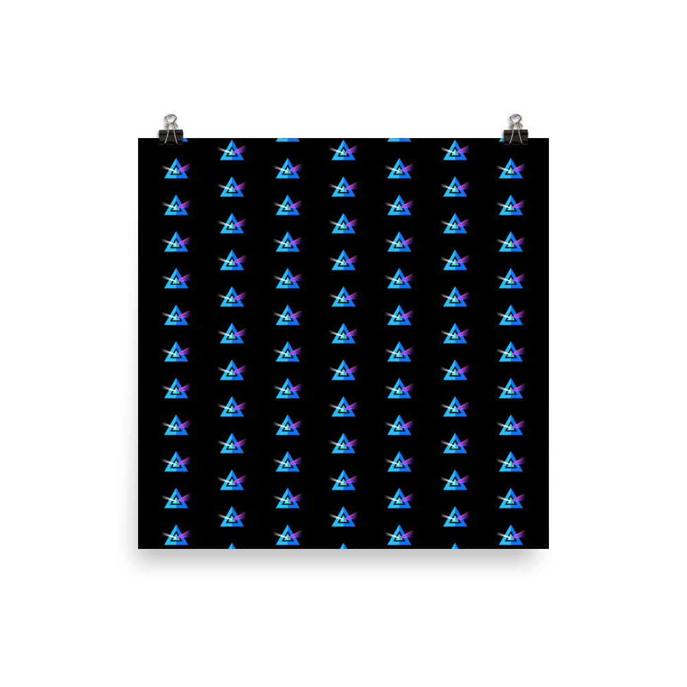 Beam Logo Pattern Poster Pay With Crypto