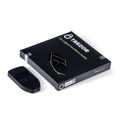 trezor one with box