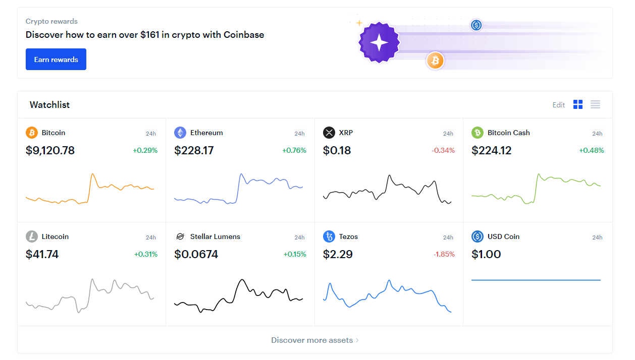 coinbase back-end altcoin selection