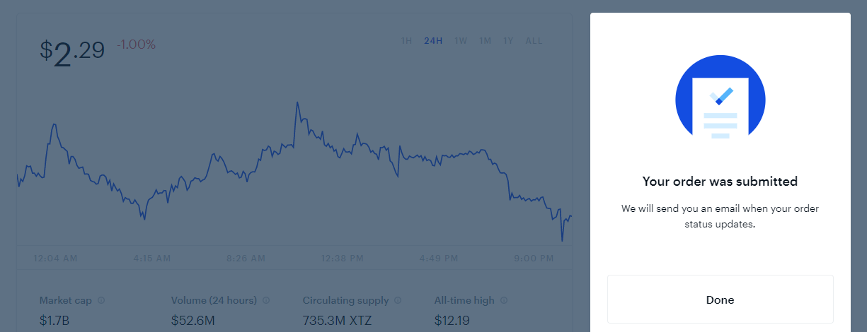 finalized coinbase altcoin buy