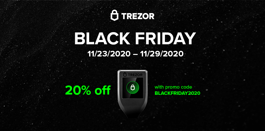 trezor black friday cyber monday code